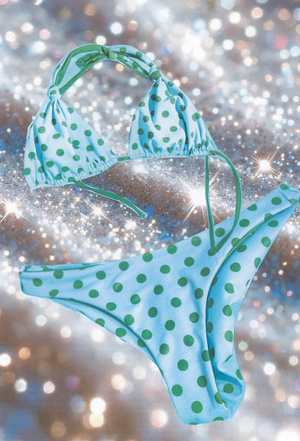 The Bikini — Lunares Azul + Verde